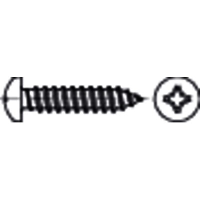 E-NORMpro - Linsen-Blechschraube DIN 7981-C-H Edelstahl A2 6,3x 16