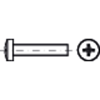 E-NORMpro - Linsenschraube mit Kreuzschlitz DIN 7985-H Edelstahl A2 M 6 x 20