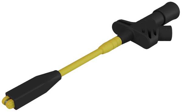 SKS Hirschmann KLEPS 2800 sw Sicherheits-Abgreifklemme Steckanschluss 4 mm CAT III 1000 V Schwarz