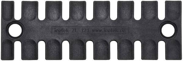 Icotek ZL 180 Zugentlastungsleiste Polyamid Schwarz 1 St.