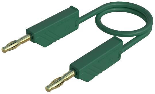 SKS Hirschmann MLN 150/2,5 GN Messleitung Lamellenstecker 4 mm Lamellenstecker 4 mm 1.50 m Grün 1 St.