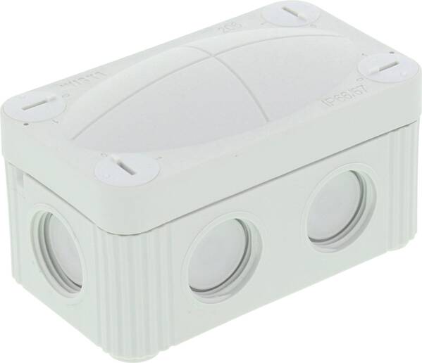 Wiska 10109569 Abzweigkasten (L x B x H) 85 x 49 x 51 mm Lichtgrau (RAL 7035) IP66 1 St.