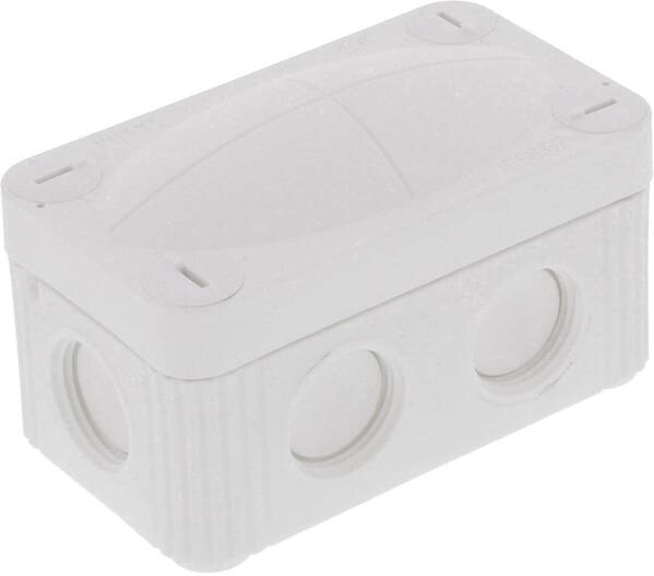 Wiska 10109573 Abzweigkasten (L x B x H) 85 x 49 x 51 mm Creme-Weiß IP66/IP67 1 St.