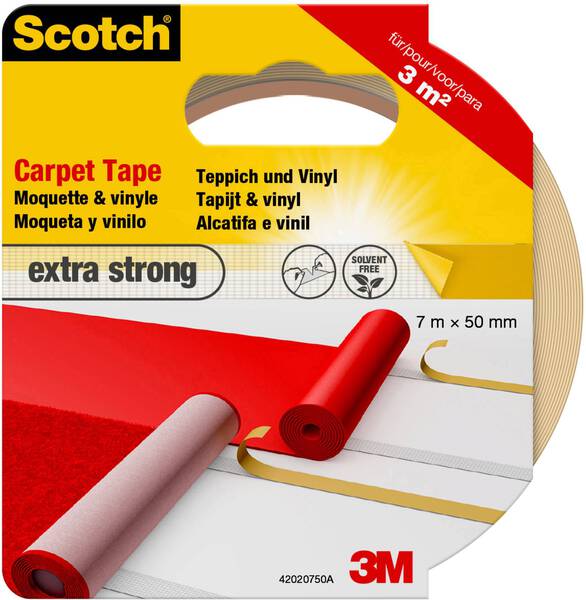 3M 42020750 Teppichklebeband Scotch® Weiß (L x B) 7 m x 50 mm 1 St.