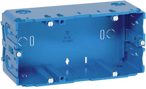 1280 Einbaudose GED50/2blau 142 mm Blau 1 St.