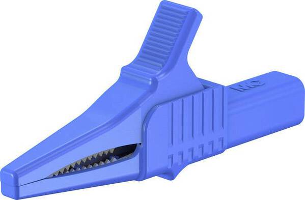 Stäubli XKK-1001 Sicherheits-Abgreifklemme CAT II Blau