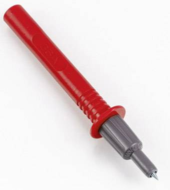 HT Instruments 404-IECR Bananenstecker Bananenbuchse, Buchse 4 mm, Steckanschluss 4 mm CAT III 1000 V, CAT IV 600 V Rot