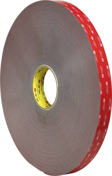 3M 49912516 Doppelseitiges Klebeband Grau (L x B) 5.5 m x 19 mm 1 St.