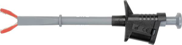 Schützinger SKPS 7630 Ni / SW Sicherheits-Klemmprüfspitze Buchse 4 mm Schwarz