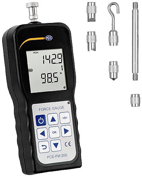 PCE Instruments PCE-FM 200 Dynamometer Werksstandard (ohne Zertifikat)