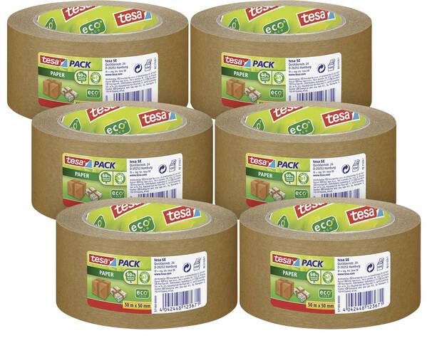 tesa 57180 Packband (L x B) 50 m x 50 mm 6 St.