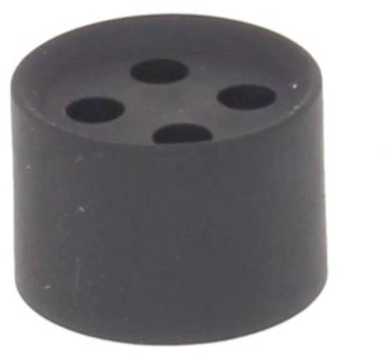 Wiska 10106843 MFD 20/04/040 Mehrfachdichteinsatz schlagfest, mit Zugentlastung M20 Kunststoff Schwarz (RAL 9005) 25