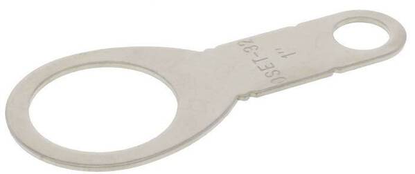 Wiska 50065637 OSET 32 Erdungslasche M32 Messing (vernickelt) 1 St.