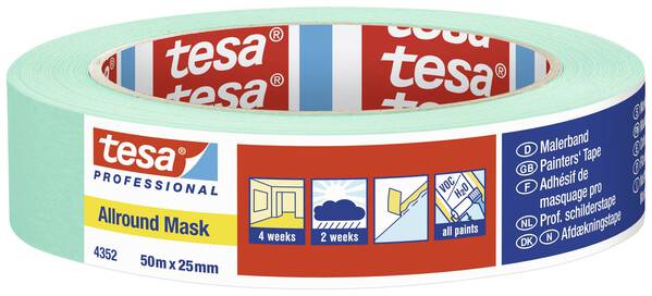 tesa ALLROUND MASK 04352-00001-00 Kreppband Mint (L x B) 50 m x 25 mm 1 St.