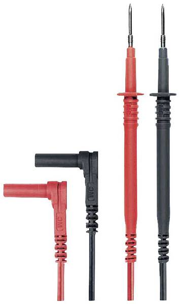 Gossen Metrawatt KS17-S Messleitung Prüfspitze 4 mm-Stecker 1.50 m Rot/Schwarz 1 St.