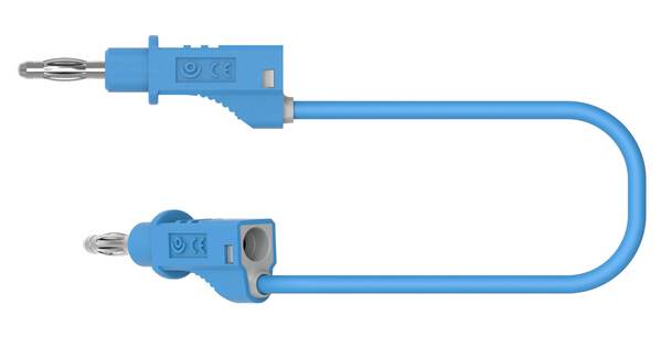 Electro PJP 2117-CD1-100Bl Messleitung Bananenstecker Bananenstecker 1.00 m Blau 1 St.