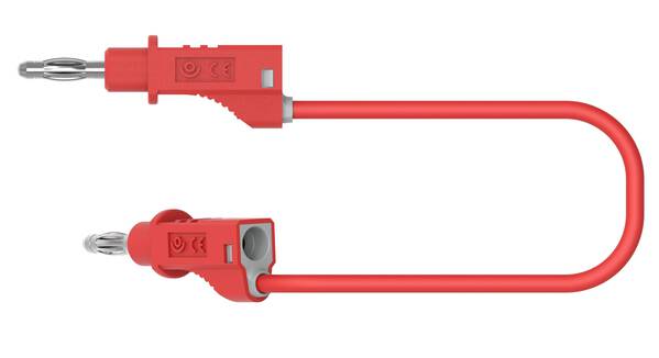 Electro PJP 2117-CD1-100R Messleitung Bananenstecker Bananenstecker 1.00 m Rot 1 St.