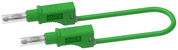 Electro PJP 2217/600V-CD1-200V Messleitung Bananenstecker Bananenstecker 2.00 m Grün 1 St.