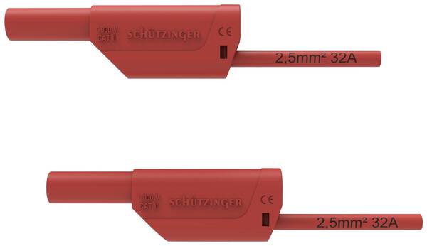 Schützinger Sicherheits-Messleitung 150 cm Rot 1 St.