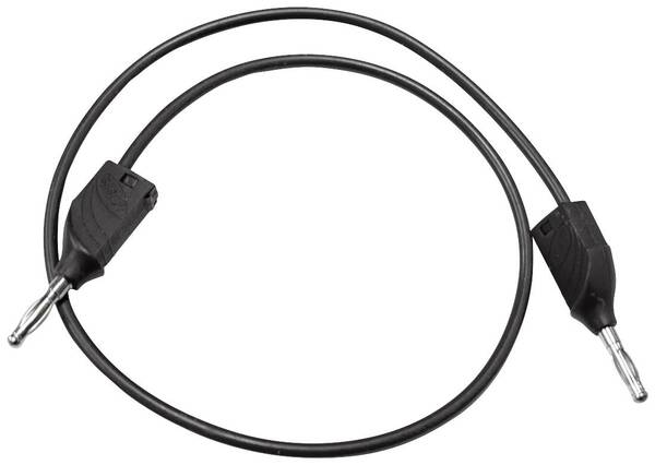 Mueller Electric BU-2929-M-39-0 Messleitung Bananenstecker 4 mm Bananenstecker 4 mm 0.99 m Schwarz 1 St.