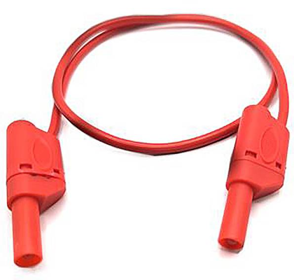 Mueller Electric 22.421-.25M-2 Messleitung Bananenstecker 4 mm Bananenstecker 4 mm 0.25 m Rot 1 St.