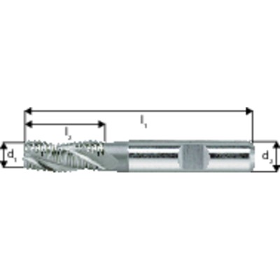 forum® - Schruppfräser DIN 844K HSSE ø6,0mm NR Z3