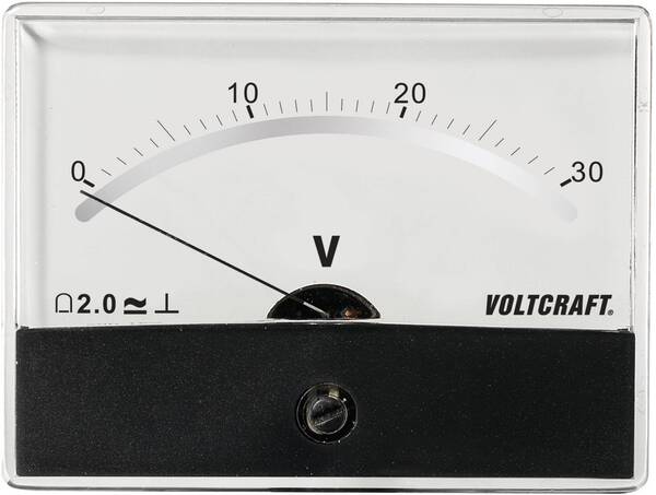 VOLTCRAFT AM-86X65/30V/DC AM-86X65/30V/DC Einbau-Messgerät AM-86X65/30V/DC Drehspule