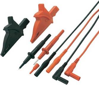 Sicherheits-Messleitungs-Set 1.20 m Schwarz, Rot VOLTCRAFT MS-5