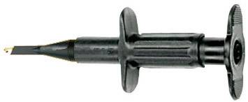 Stäubli GRIP-A Sicherheits-Abgreifklemme Steckanschluss 4 mm CAT III 1000 V Schwarz