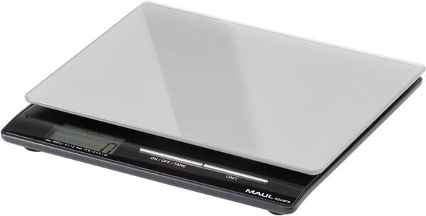 Maul MAULsquare 5000 g Briefwaage Wägebereich (max.) 5 kg Ablesbarkeit 1 g batteriebetrieben Silber