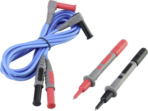 VOLTCRAFT MSL-504 Messleitung Stecker 4 mm Prüfspitze 1.20 m Blau 1 St.
