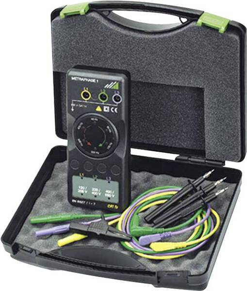 Gossen Metrawatt METRAPhase 1 Drehfeldmessgerät CAT IV 600 V LED