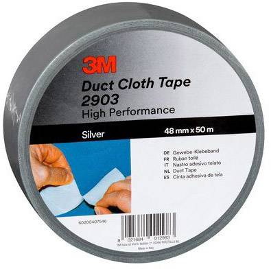 3M 2903D4850B Gewebeklebeband 3M™ 2903 Schwarz (L x B) 50 m x 48 mm 1 St.