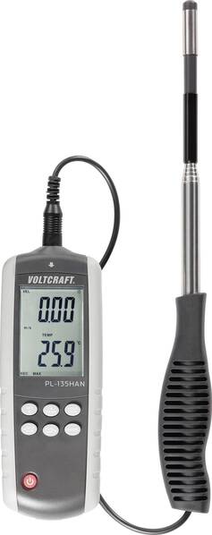 Anemometer VOLTCRAFT PL-135HAN 0.1 bis 25 m/s