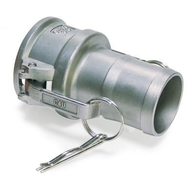 Kamlok Hebelarmkuppl., MT - Tülle mit Ring und Clip, V4A 1.4408, NBR, DN 2"