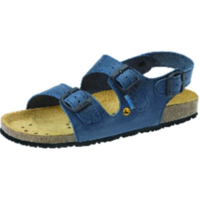 ABEBA® - Berufssandale Nature 4096, OB FO SRC ESD, blau, Größe 46