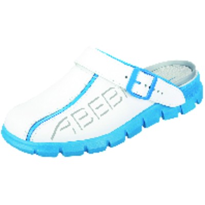 ABEBA® - Berufsclog Dynamic 7312, OB FO SRC, weiß/blau, Größe 48