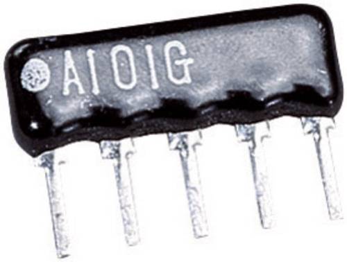 TRU COMPONENTS 1557269 Widerstandsnetzwerk 47 kΩ radial bedrahtet SIP-4+1 0.125 W 1 St.
