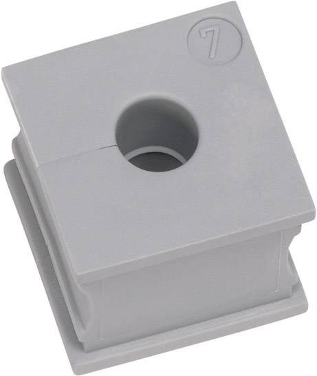 Icotek KT 15 Kabeldurchführung geschlitzt Klemm-Ø (max.) 16 mm Elastomer Grau 1 St.