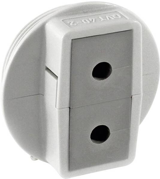 Icotek QVT 40/2 Kabeldurchführung teilbar Polycarbonat Grau 1 St.