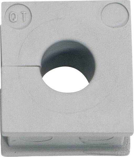 Icotek QT 12 Kabeldurchführung Klemm-Ø (max.) 13 mm Elastomer Grau 1 St.
