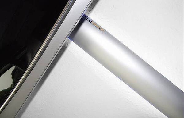 Alunovo AL90-025 Kabelkanal (L x B x H) 250 x 80 x 20 mm 1 St. Silber (matt, eloxiert)