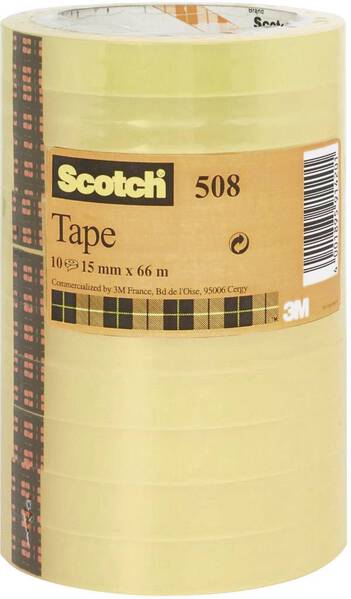 Scotch FT-5100-9664-5 5081566 Klebeband Transparent (L x B) 66 m x 15 mm 10 St.