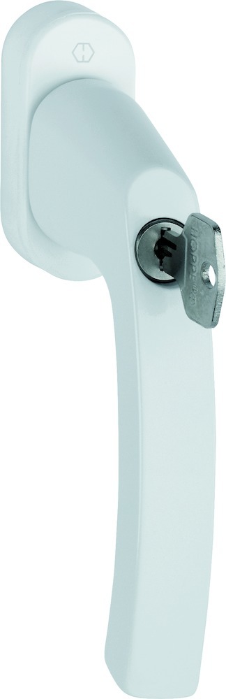HOPPE® Fenstergriff absperrbar Liège 0540S/U26 100NM, mit Schrauben, Aluminium, 11715923
