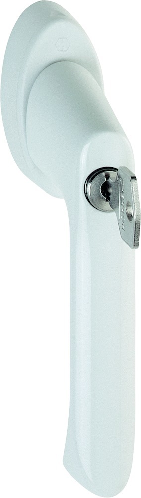 HOPPE® Fenstergriff absperrbar Brest 0739S/US954 100NM, VarioFit, mit Schrauben, Aluminium, 10765120