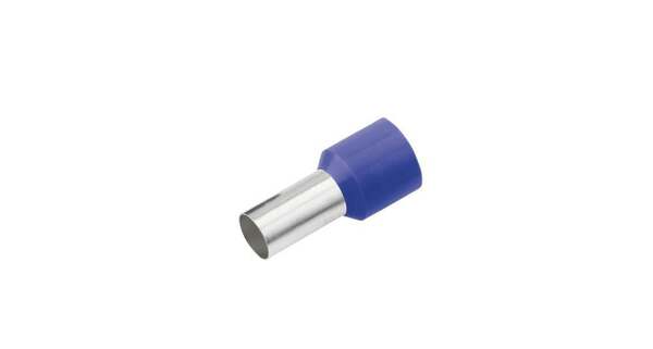 Cimco 18 0942 Aderendhülse 0.75 mm² Teilisoliert Blau 100 St.