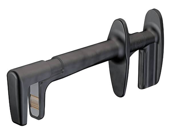 Stäubli GRIP-FMA Krokodilklemme Steckanschluss 4 mm CAT IV Schwarz