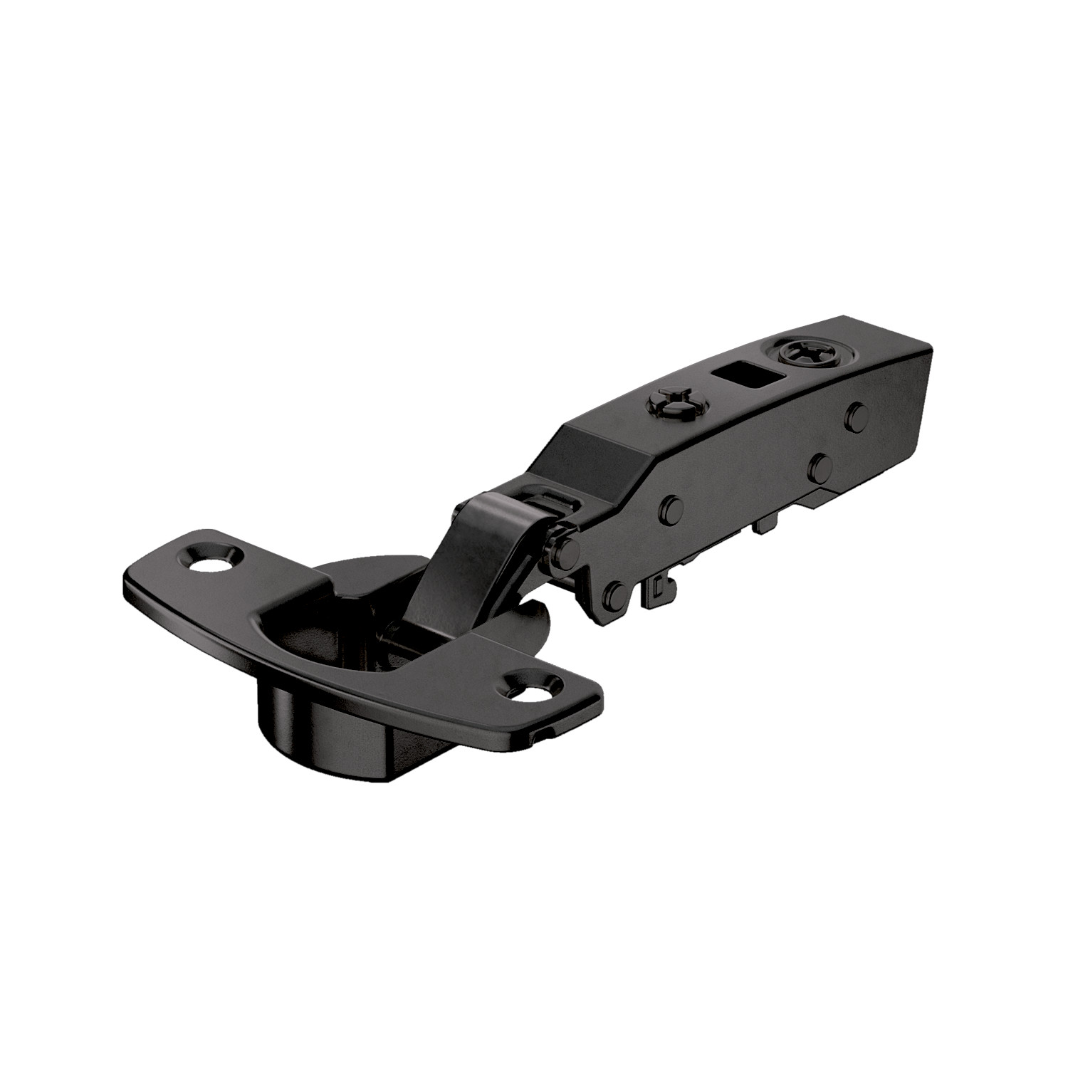 HETTICH Sensys Dicktürscharnier, Türdicke bis 32 mm, mit integrierter Dämpfung (Sensys 8631i), obsidianschwarz, 9091753