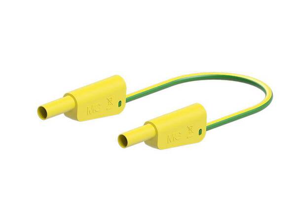 Stäubli SLK-4N-S10 Messleitung 25 cm Gelb, Grün 1 St.