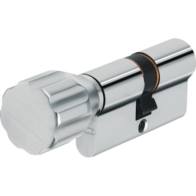 ABUS - Profil-Knaufzylinder,K82,BLZ45/K40,5-stift., gleichschl.,Messing matt vernickelt